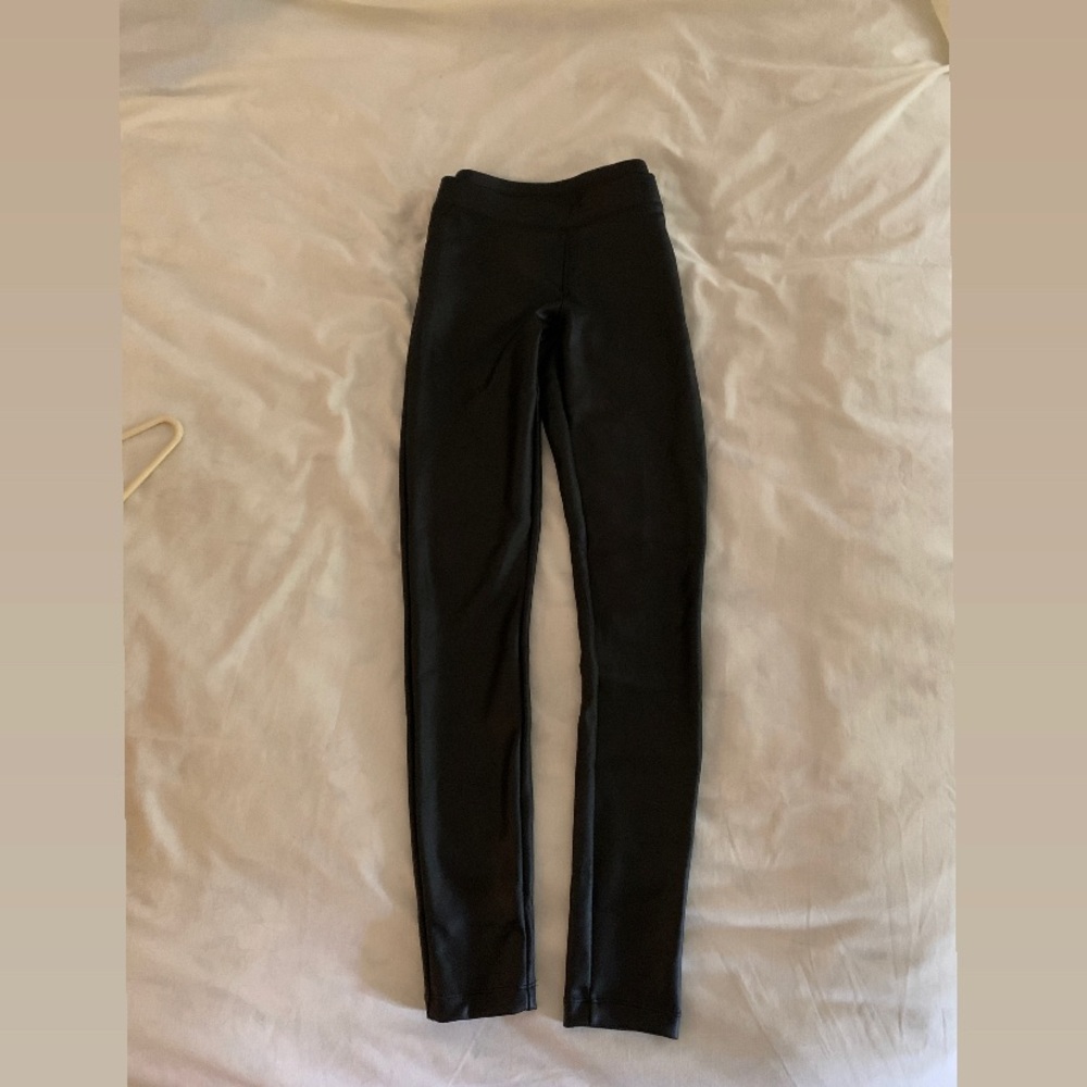 Vegan leather leggings
